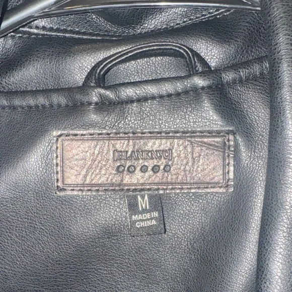 Blank NYC Black Leather Jacket - Picture 2 of 3